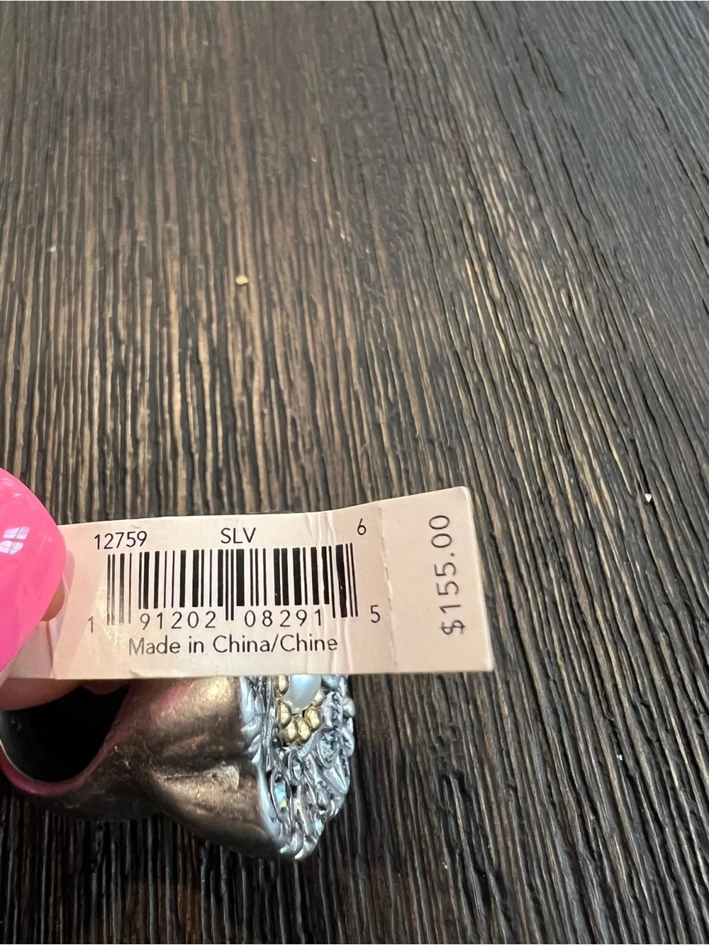 NWT Coach Tea Rose Ring Size 6